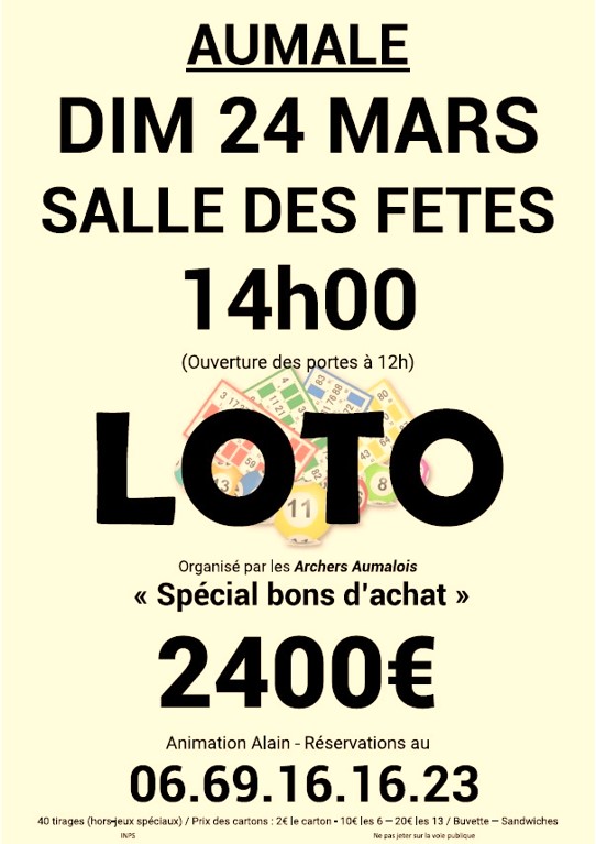 LOTO « SPÉCIAL BONS D&rsquo;ACHAT »